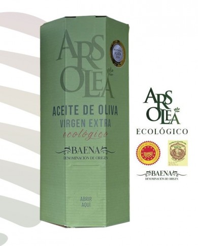 Caja de 3 Bag in box 3L Virgen Extra Ecológico – Ars Olea