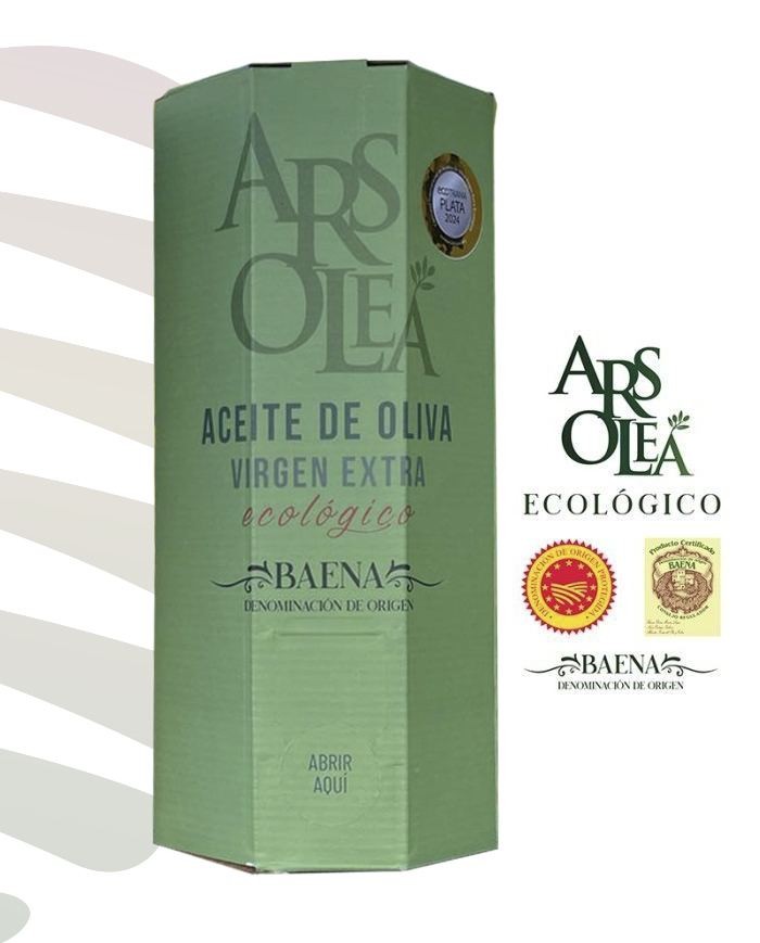 Caja de 3 Bag in box 3L Virgen Extra Ecológico – Ars Olea