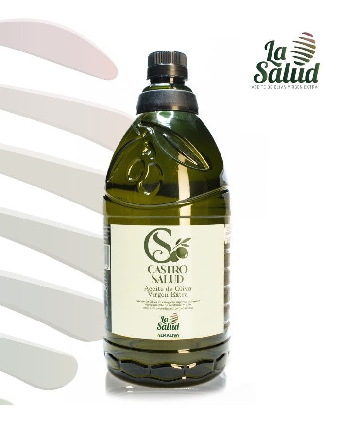 Caja de 2 garrafas 2L Virgen Extra - Castro Salud